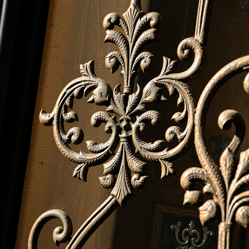 détail d'ouvrage Verrière décorative (illustration)